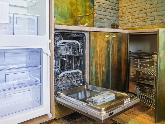 broken dishwasher appliance