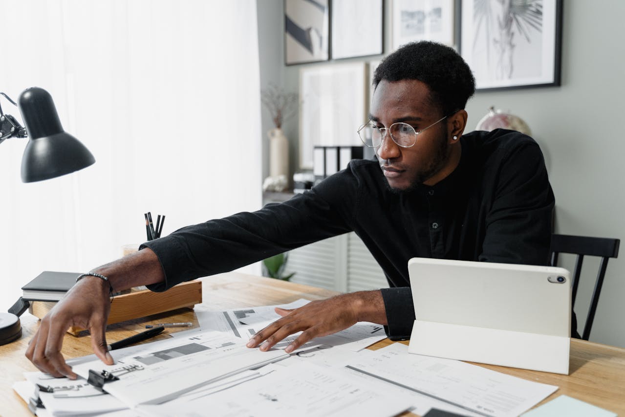 property owner managing documents